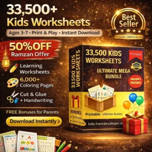 33,500 Kids Worksheet