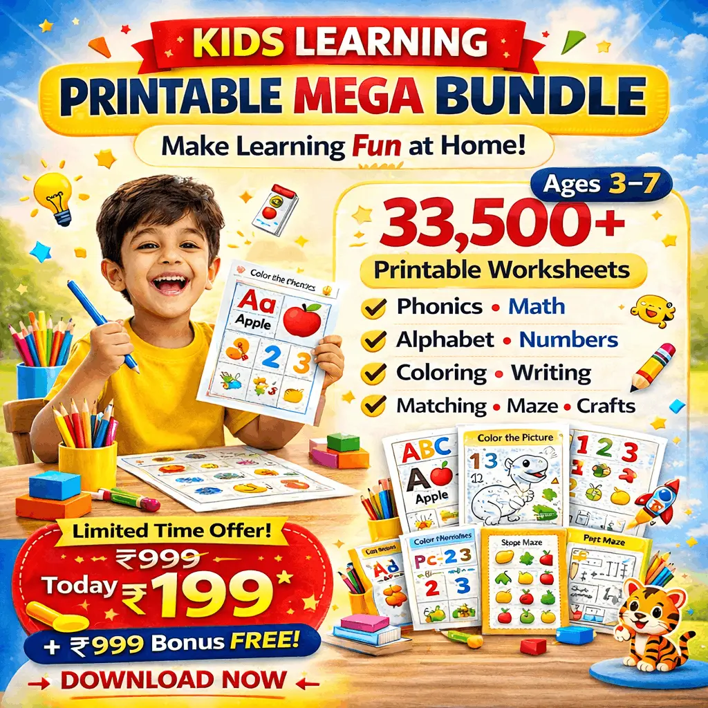 33,500+ Kids Worksheet