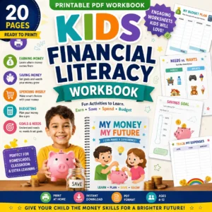 Kids Financial Worksheet